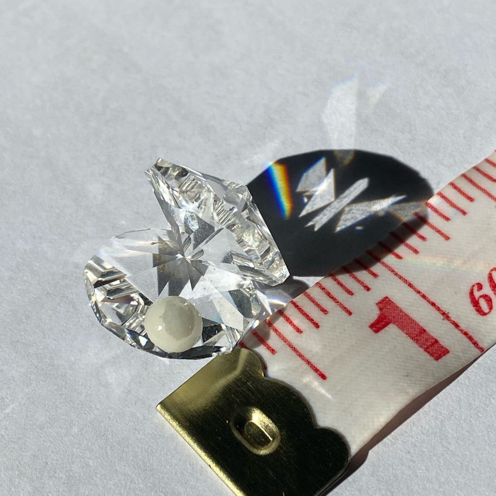 VTG mini oyster clam shell Swarovski with Pearl